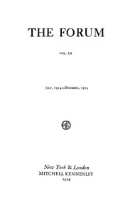 The Forum, October 1914 — Various cover