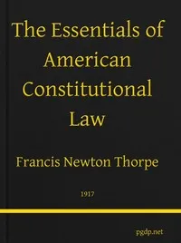 The Essentials of American Constitutional Law cover
