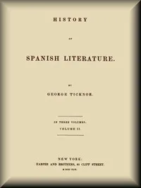 History of Spanish Literature, vol. 2 (of 3) — George Ticknor cover