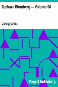 Barbara Blomberg — Volume 06 — Georg Ebers cover