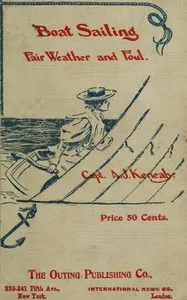 Boat sailing in fair weather and foul cover