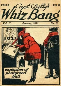 Captain Billy's Whiz Bang, Vol. 2. No. 16, January, 1921: America's Magazine of Wit, Humor and Filosophy — Various cover