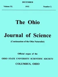 The Ohio Journal of Science. Vol. XVI., No. 2 (December, 1915) cover