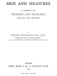 Men and Measures cover