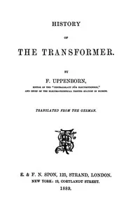History of the Transformer — Friedrich Uppenborn cover