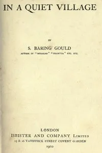 In a Quiet Village — S. (Sabine) Baring-Gould cover