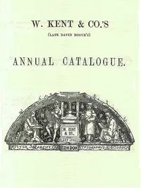 W. Kent & Co's Annual Catalogue, October 1858 cover