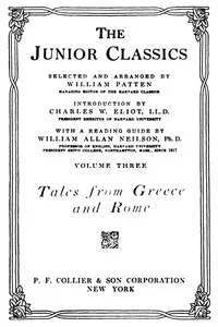 The Junior Classics, Volume 3: Tales from Greece and Rome cover