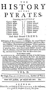 The History of the Pyrates. Vol. II.: Containing the lives of Captain Misson, Captain Bowen, Captain Kidd, Captain Tew, Captain Halsey, Captain White, Captain Condent, Captain Bellamy, Captain Fly, Captain Howard, Captain Lewis, Captain Cornelius, Ca — Daniel Defoe cover