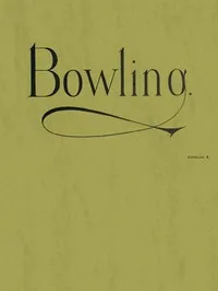 Bowling Catalog E — Narragansett Machine Company cover
