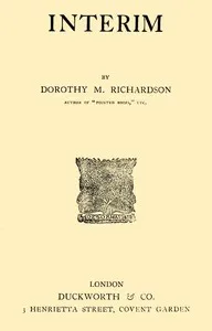 Interim : $b Pilgrimage, Volume 5 — Dorothy M. (Dorothy Miller) Richardson cover