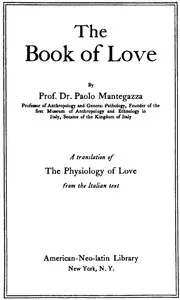 The Book of Love — Paolo Mantegazza cover
