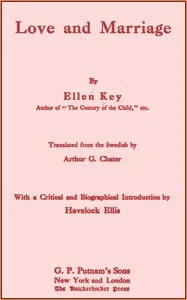 Love and Marriage — Ellen Key cover