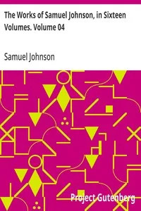 The Works of Samuel Johnson, in Sixteen Volumes. Volume 04 cover