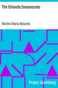 The Orlando Innamorato — Matteo Maria Boiardo cover