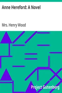 Anne Hereford: A Novel cover
