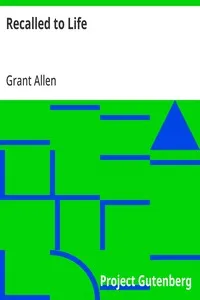 Recalled to Life — Grant Allen cover