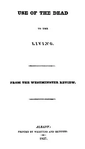 Use of the Dead to the Living — Southwood Smith cover