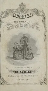 Oration on Charles Sumner, Addressed to Colored People cover