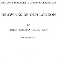 Drawings of Old London cover