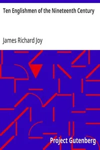 Ten Englishmen of the Nineteenth Century — James Richard Joy cover