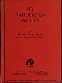 My American Diary — Clare Sheridan cover