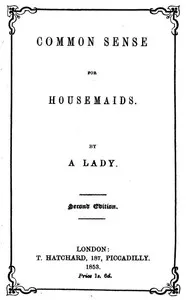 Common Sense for Housemaids cover