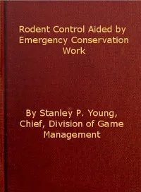 Rodent Control Aided by Emergency Conservation Work — Stanley Paul Young cover