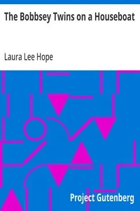 The Bobbsey Twins on a Houseboat — Laura Lee Hope cover