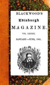 The Executor: Blackwood's Edinburgh Magazine vol. LXXXIX cover