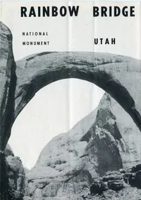 Rainbow Bridge National Monument, Utah (1951) — United States. National Park Service cover