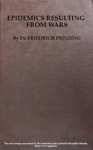 Epidemics Resulting from Wars cover
