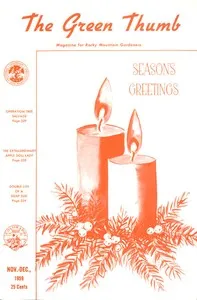 The Green Thumb, Nov.-Dec. 1959, Vol. 16, No. 10 — Colorado Forestry and Horticultural Association cover