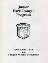 Junior Park Ranger Program: Montezuma Castle and Tuzigoot National Monuments cover