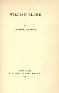 William Blake — Arthur Symons cover
