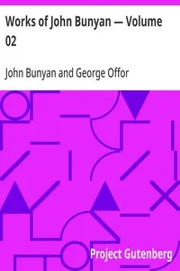 Works of John Bunyan — Volume 02 cover