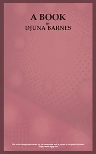 A Book — Djuna Barnes cover
