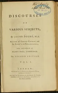 Discourses on Various Subjects, Vol. 1 (of 2) — Jacob Duché cover