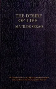 The Desire of Life — Matilde Serao cover