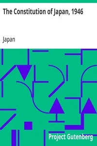 The Constitution of Japan, 1946 — Japan cover