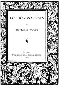 London Sonnets — Humbert Wolfe cover