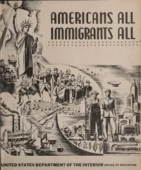 Americans All, Immigrants All — United States. Office of Education cover