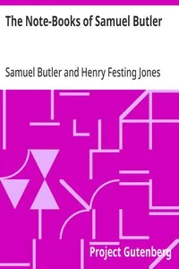 The Note-Books of Samuel Butler — Samuel Butler cover