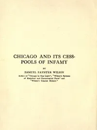 Chicago and its cess-pools of infamy — Samuel Paynter Wilson cover