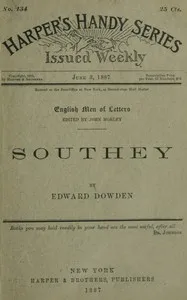 Southey — Edward Dowden cover