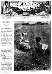 The Girl's Own Paper, Vol. XX. No. 1023, August 5, 1899 cover