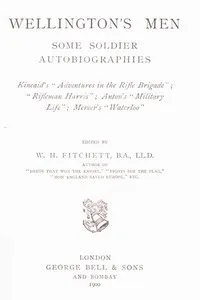 Wellington's Men: Some Soldier Autobiographies — Anonymous cover