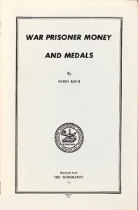 War Prisoner Money and Medals cover