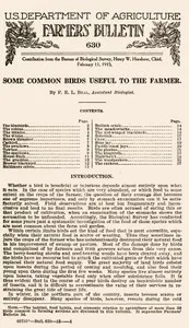 Some Common Birds Useful to the Farmer (1915 edition) — F. E. L. (Foster Ellenborough Lascelles) Beal cover