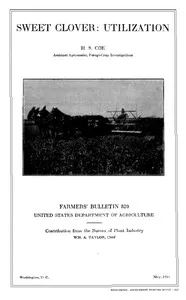 Sweet Clover: Utilization — H. S. Coe cover
